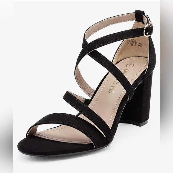 Dream Pairs Shoes - Dream Pairs Madison Black Suede Shoes Sz 8 Wedding Cocktail Prom Holidays Wow